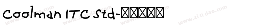 Coolman ITC Std字体转换